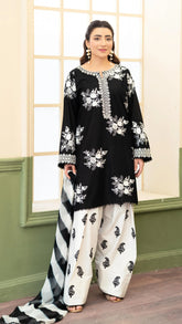 LaibaMir 3pc Embroidered Lawn