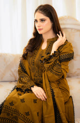 LIBAAS - 3PC Lawn Embroidered Suit -NE-A1001 - Noorelle Style