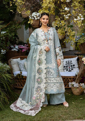 Elaf SAMAA Cotton Embroidered Luxury 3 Piece Dress - J0456