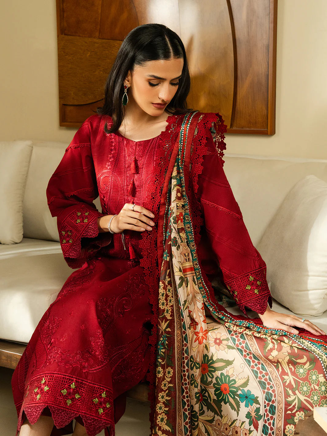 NOORELLE ARTIL - 3PC LUXURY LAWN EMBROIDERY AIRJET LAWN - BN 1226