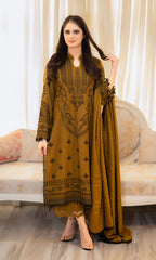 LIBAAS - 3PC Lawn Embroidered Suit -NE-A1001 - Noorelle Style