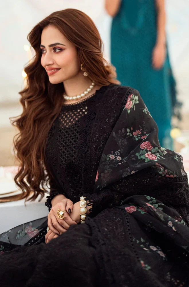 Nureh - 3PC Lawn Embroidered Suit -NE- A1043