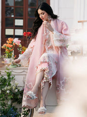 BIN ILYAS - 3PC Lawn Embroidered Suit - NE - A1049