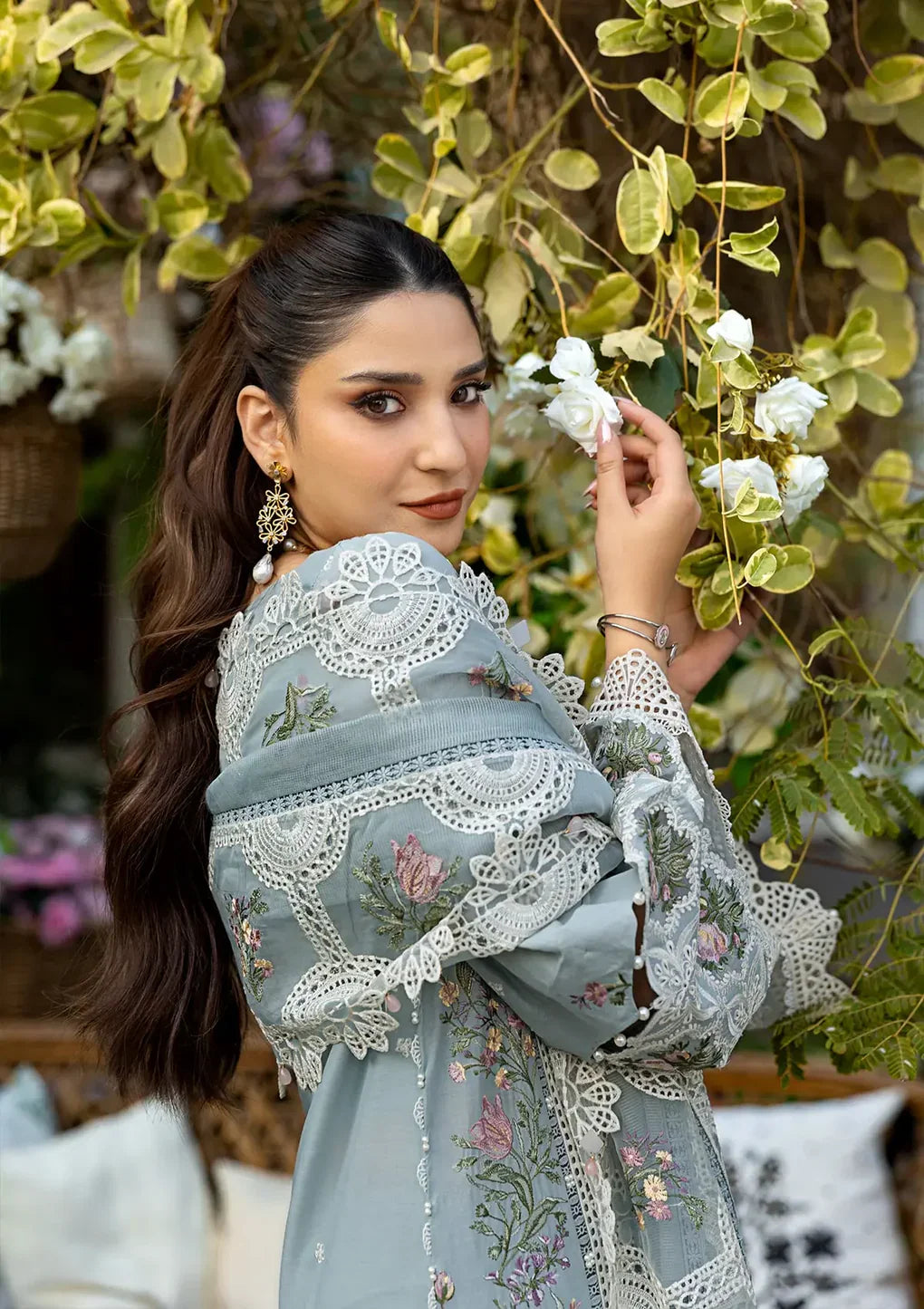 ELAF - 3PC Lawn Embroidered Suit - NE - A1058