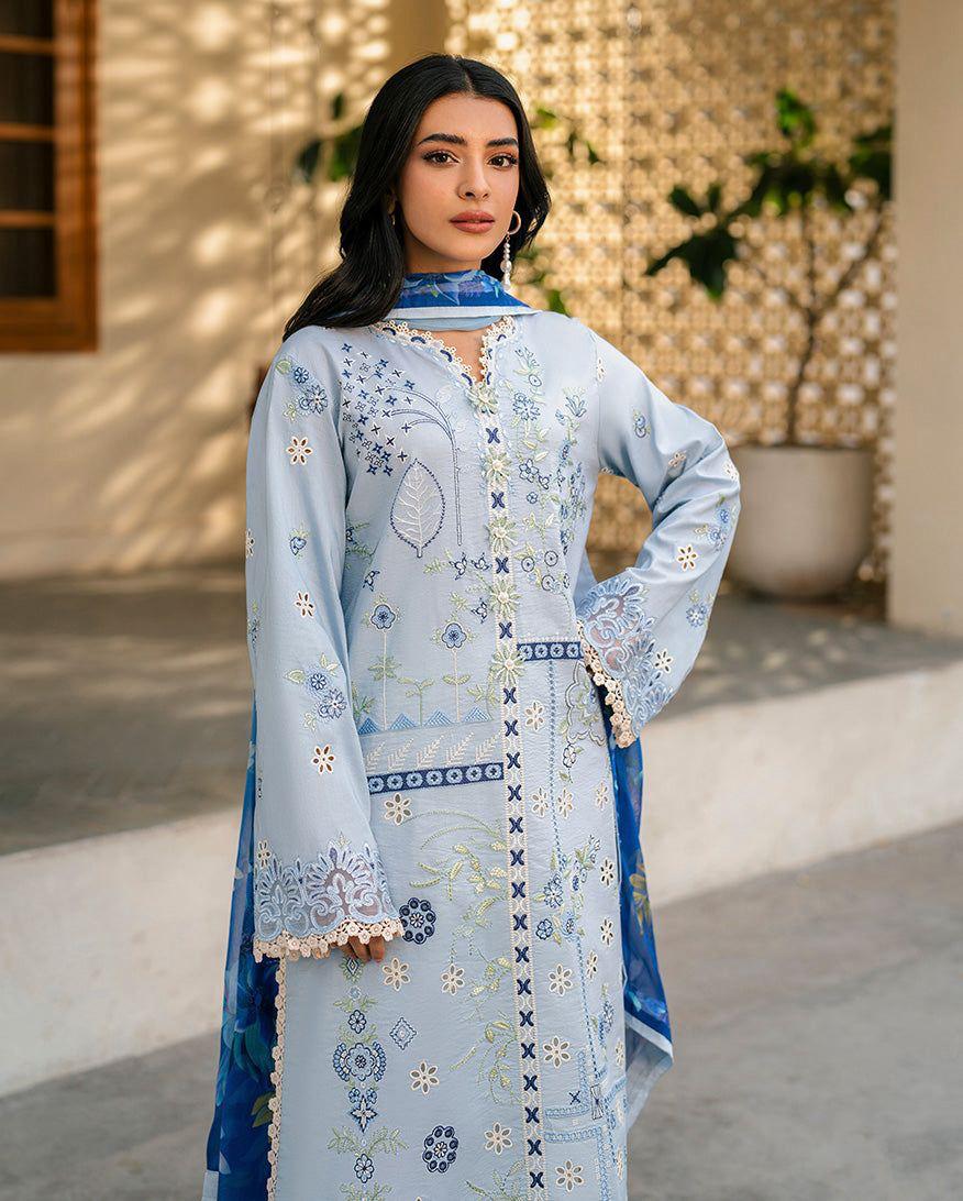 NOORELLE ARTIL - 3PC LUXURY LAWN EMBROIDERY - AIRJET LAWN - BN 1200
