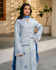 NOORELLE ARTIL - 3PC LUXURY LAWN EMBROIDERY - AIRJET LAWN - BN 1200