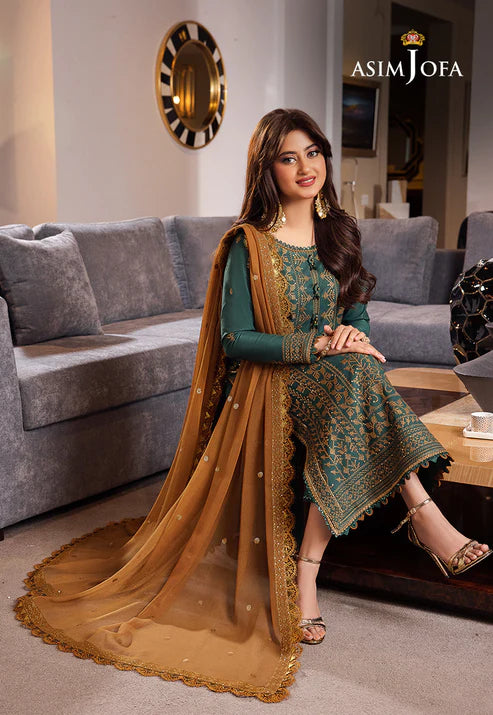 ASIM JOFA - LUXURY EMBROIDERED AIRJET LAWN